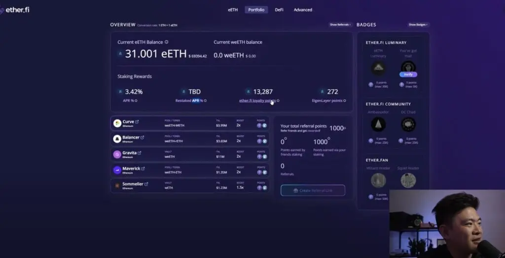 EigenLayer token airdrop