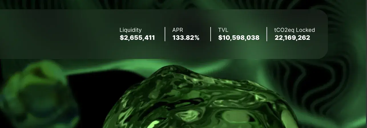Klima owns 1% share of the Voluntary Carbon Market TVL