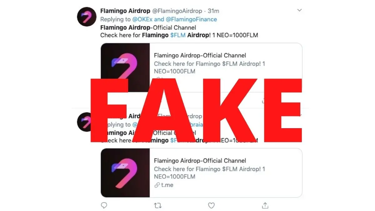 Fake Flamingo account