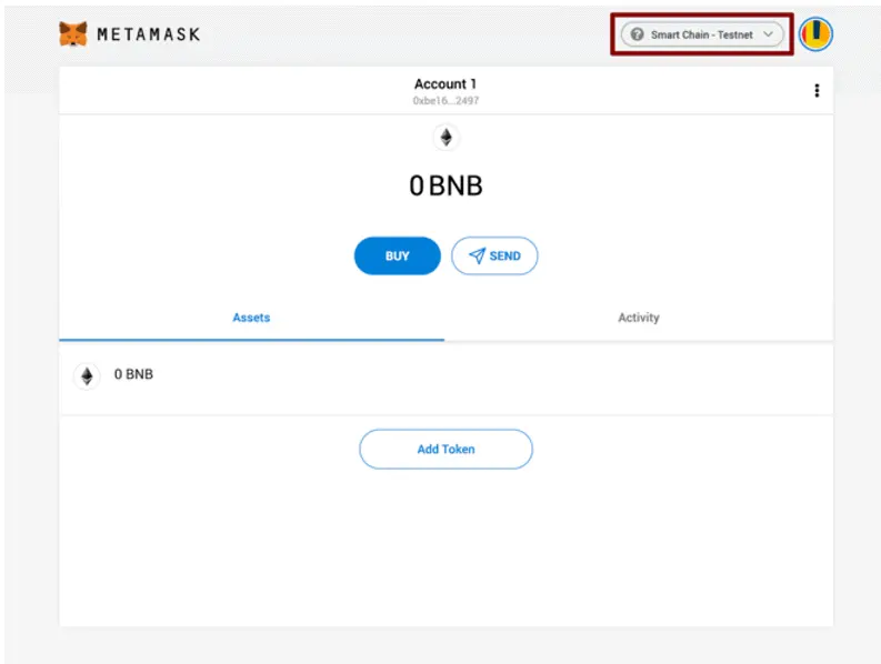MetaMask Binance Smart Chain