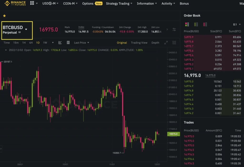 Choose which futures contract to trade
