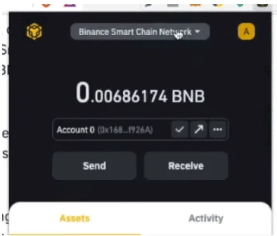 Switch back to Binance Chain Network