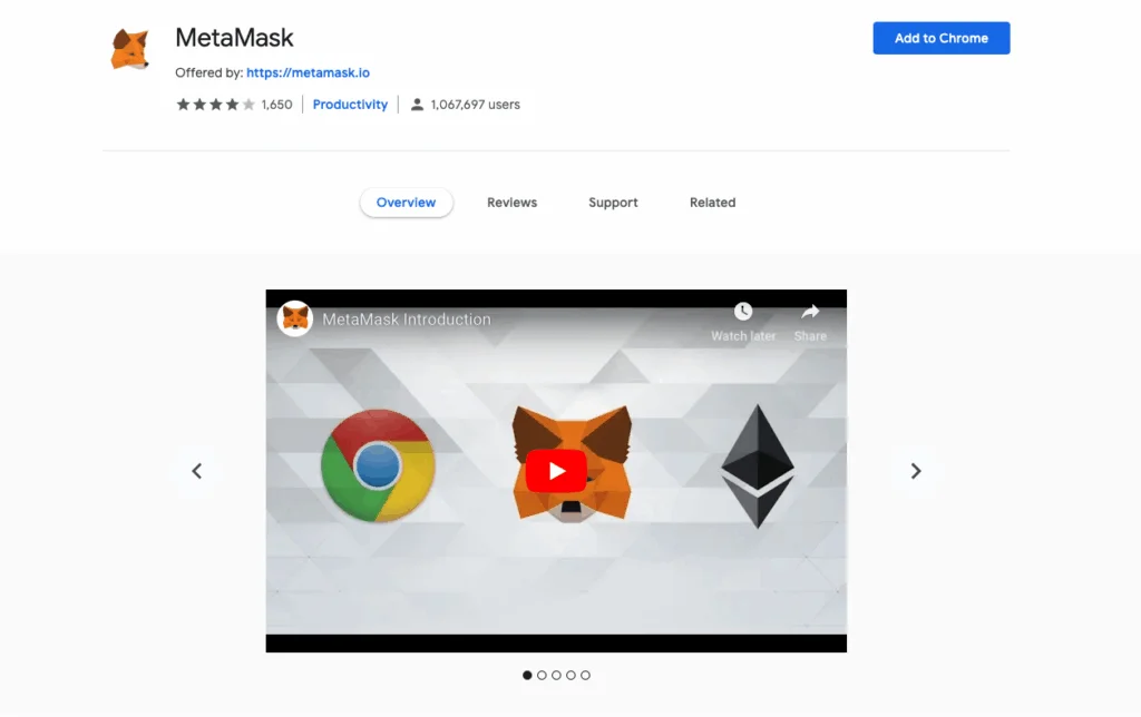 Example: For Chrome users, click