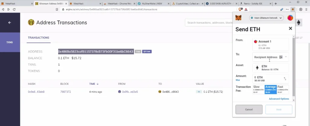 Fill in the details and click