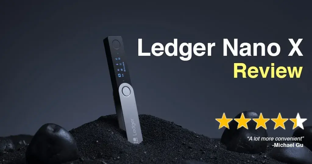 Illustration of a compact hardware wallet beside a smartphone on a mineral tabletop