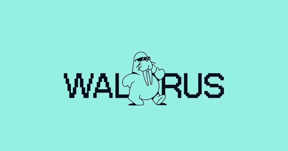 Blank claim ticket in a teal vault beside linked file blocks, illustrating NFT access to Walrus storage