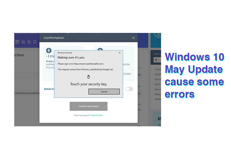 Windows 10 Error Ledger Nano S