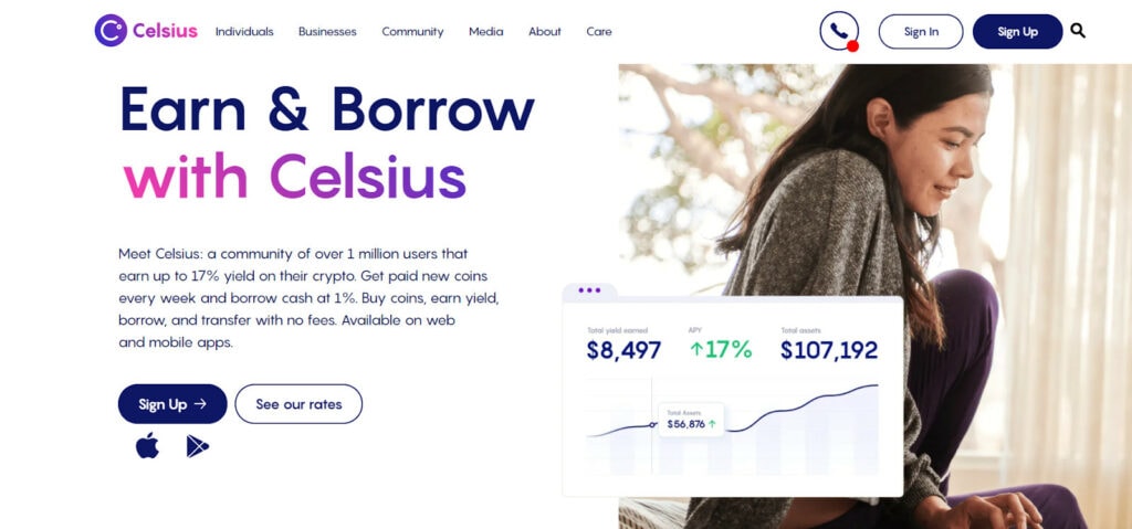 celcius crypto savings