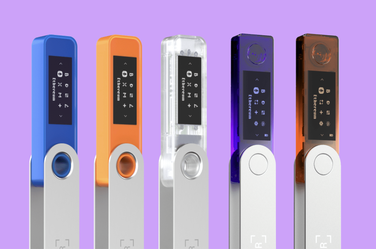 Ledger - Nano X Crypto Hardware Wallet - Bluetooth - Cosmic Purple